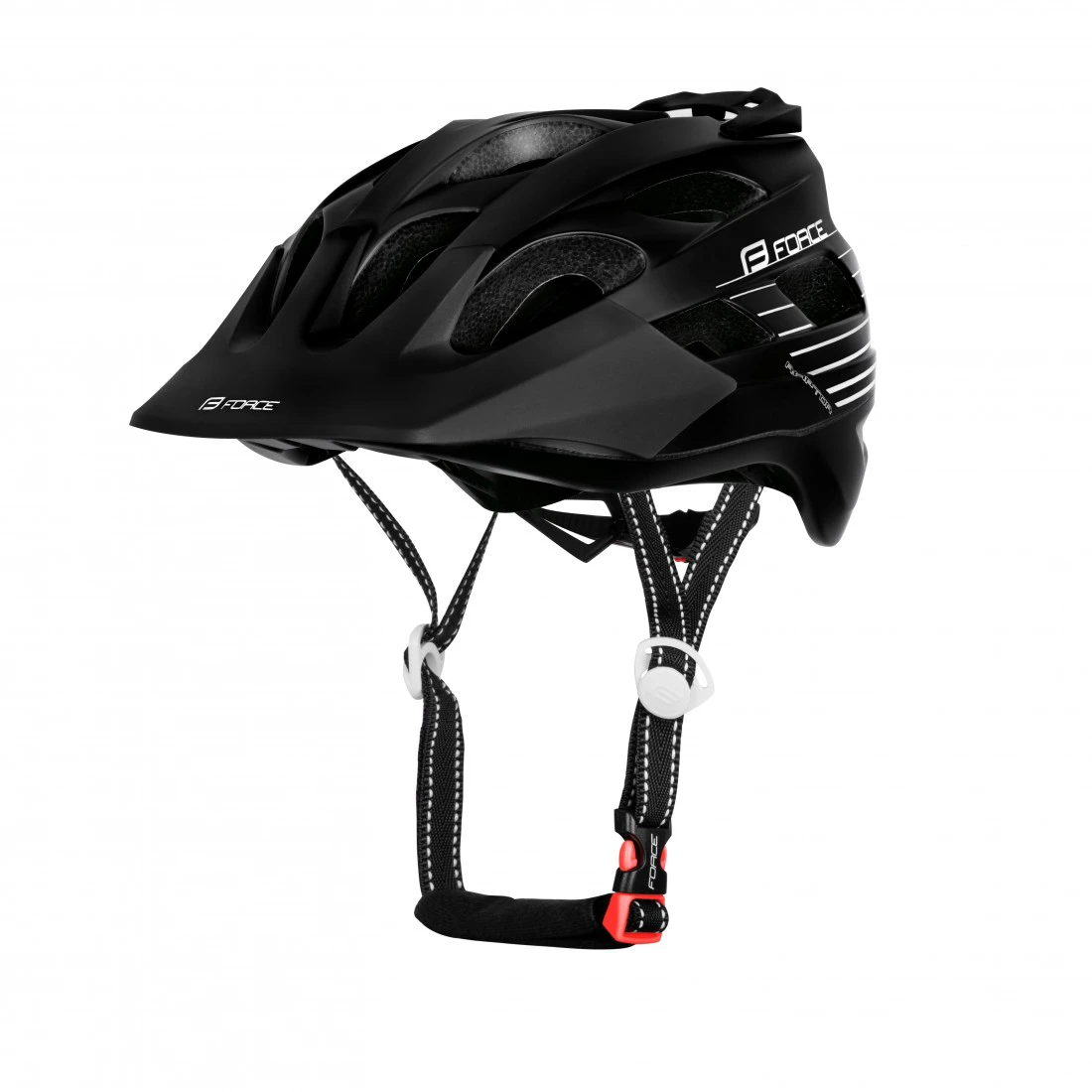 Casca Force Raptor MTB negru/alb L-XL (58-62 cm) - 119648