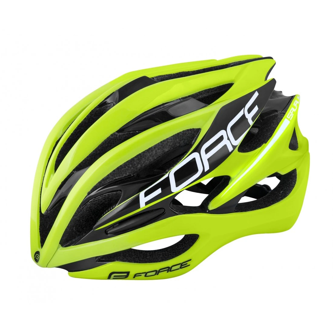1. Casca Force Saurus fluo/negru M-L (57-61 cm)