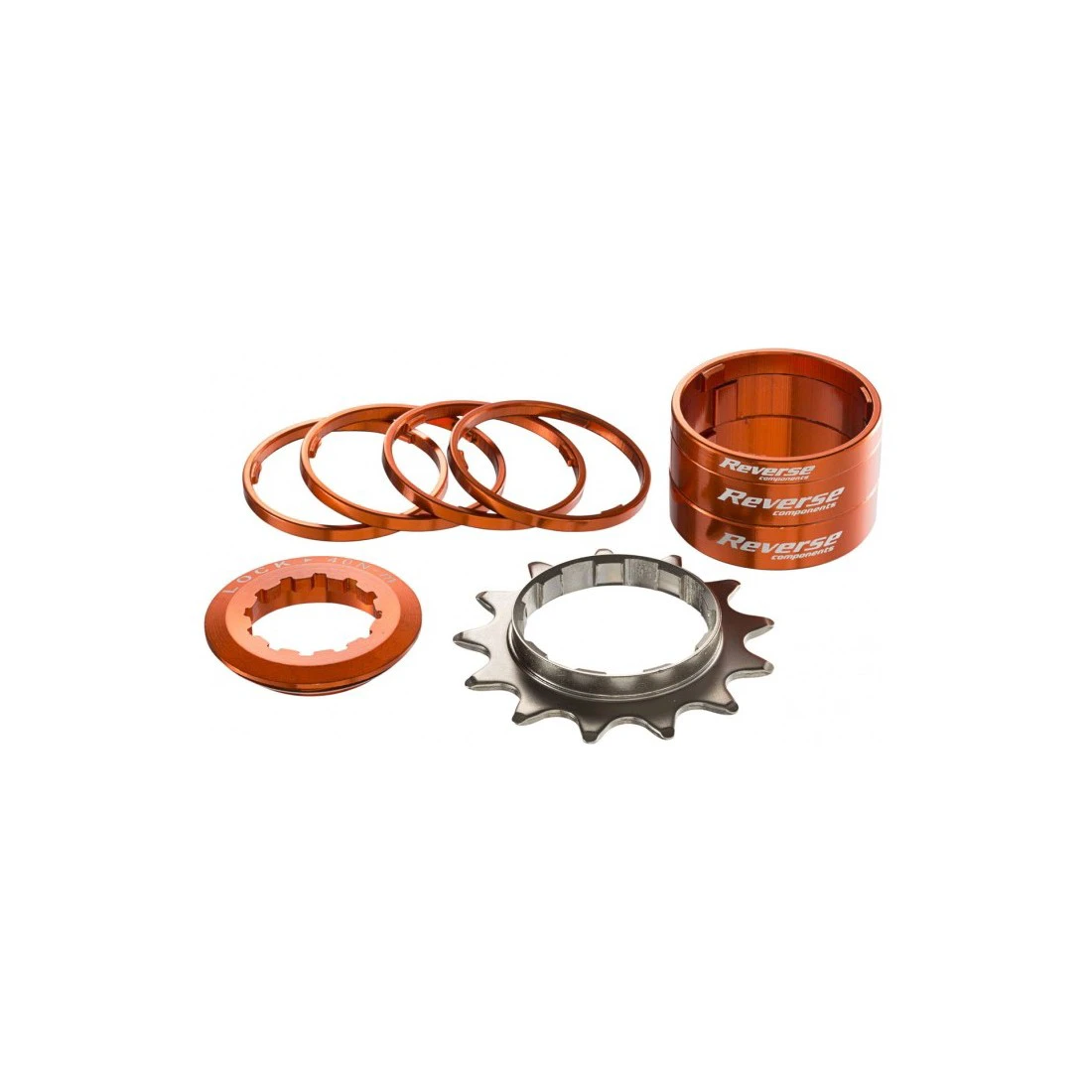 1. Kit single speed Reverse 13T orange