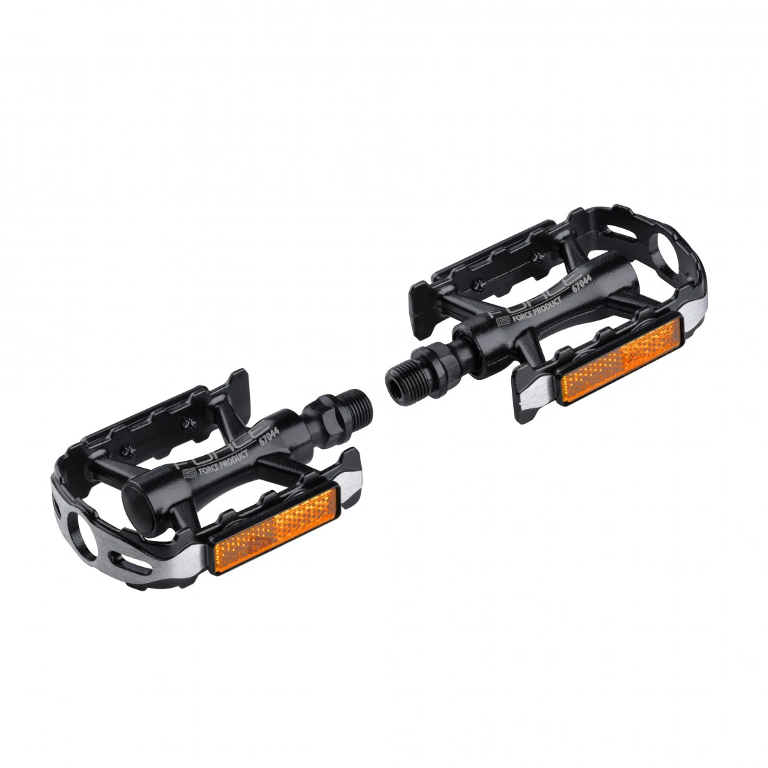 1. Pedale Force 600 aluminiu negre