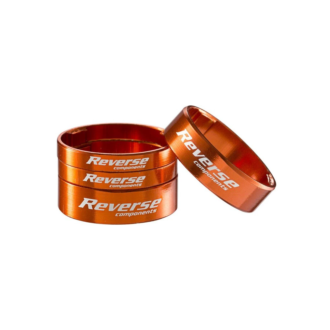 1. Set distantiere Reverse 1.1/8 aluminiu orange
