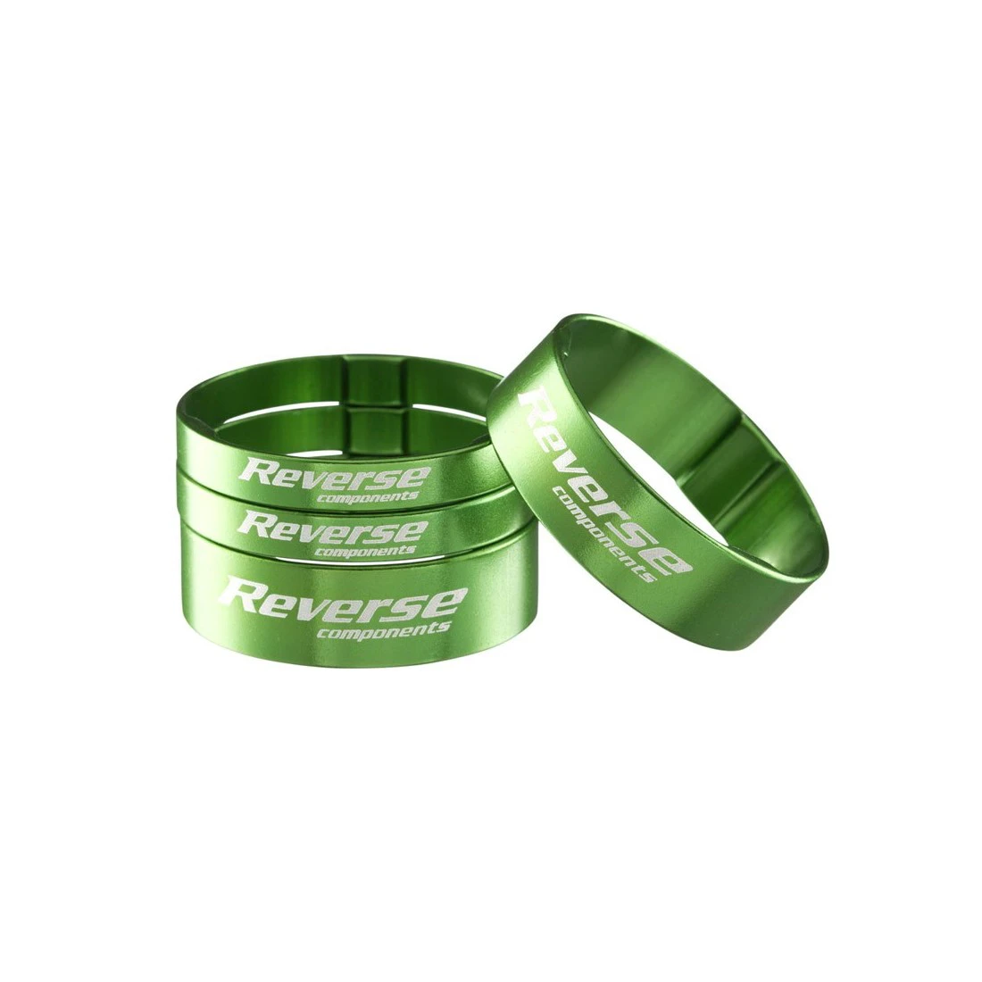 1. Set distantiere Reverse 1.1/8 aluminiu verzi