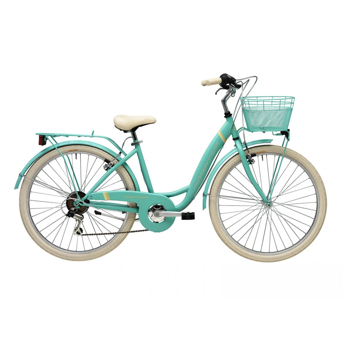 1. Bicicleta Adriatica Panda 26 Lady 6V Verde Mat 42 cm