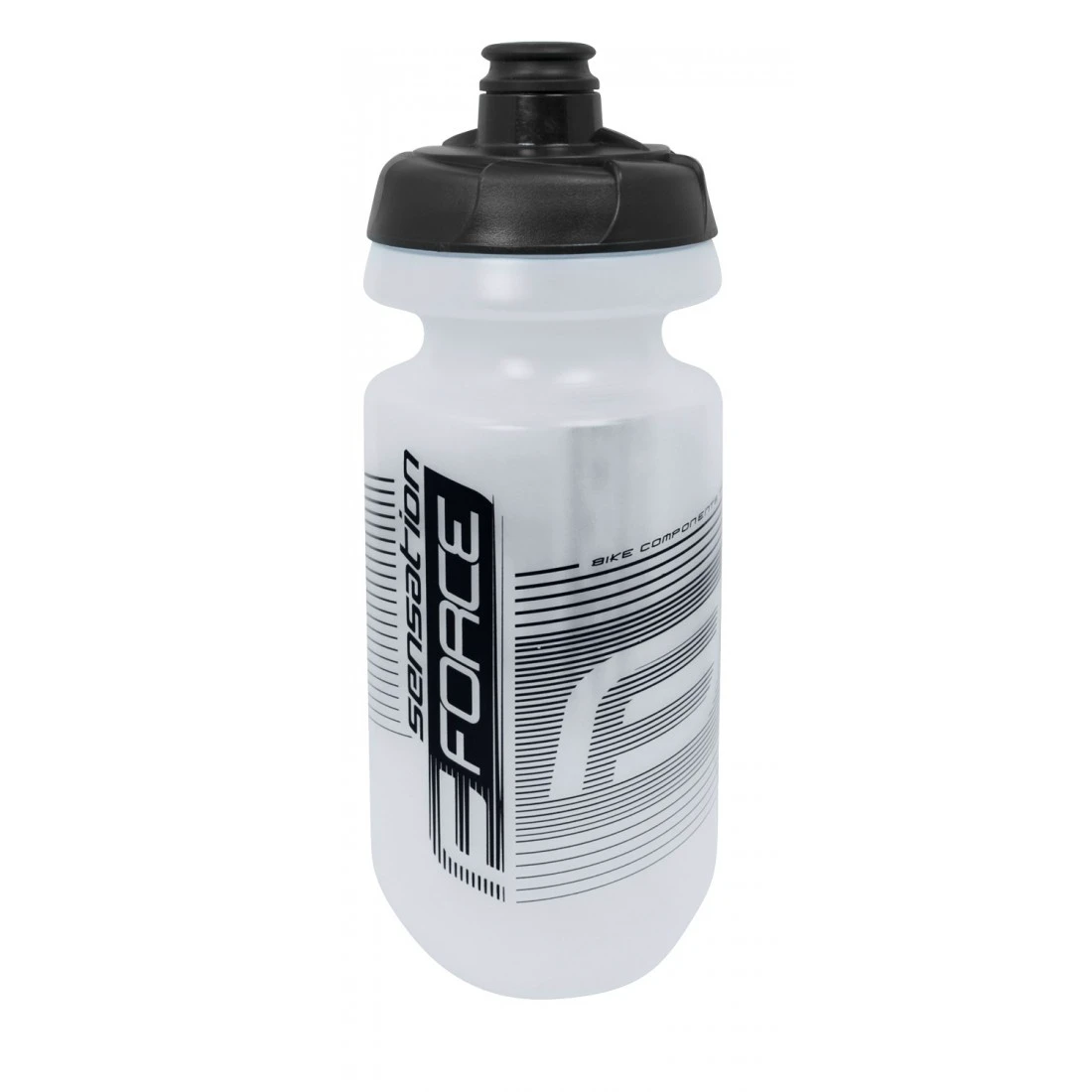 1. Bidon Force Sensation 0.62l transparent/negru