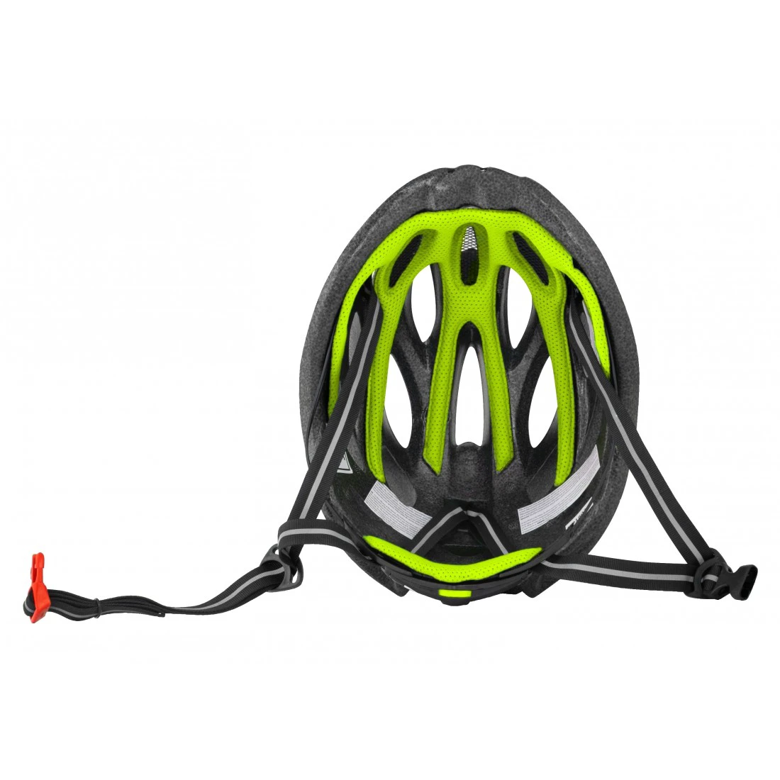 6. Casca Ciclism Force Bull, S-M, Fluo-Negru