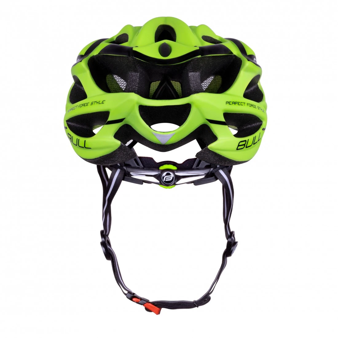 5. Casca Ciclism Force Bull, S-M, Fluo-Negru