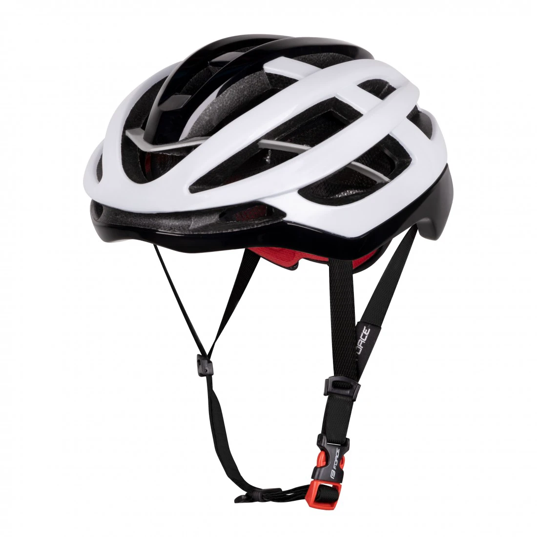 1. Casca Force Lynx Negru/Alb S-M (55-59 cm)