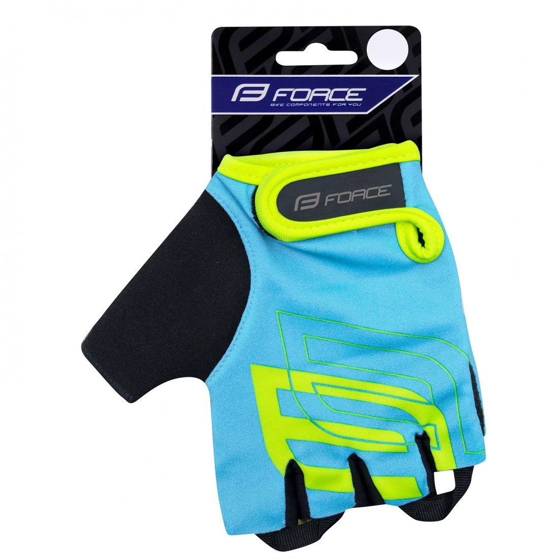 1. Manusi Force Sport Albastru/Fluo XL