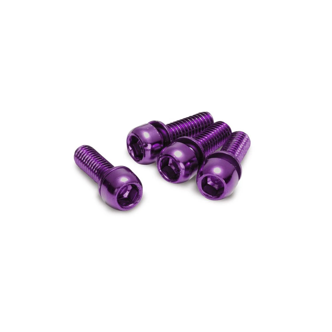 1. Set 4 suruburi otel Reverse pentru etrier Mov