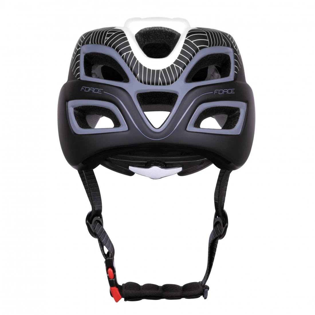 5. Casca Force Aves MTB E-bike, Alb/Negru Mat L-XL (58-61 cm)