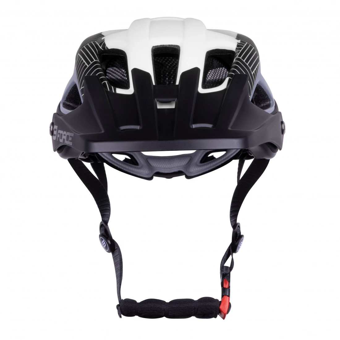 4. Casca Force Aves MTB E-bike, Alb/Negru Mat L-XL (58-61 cm)