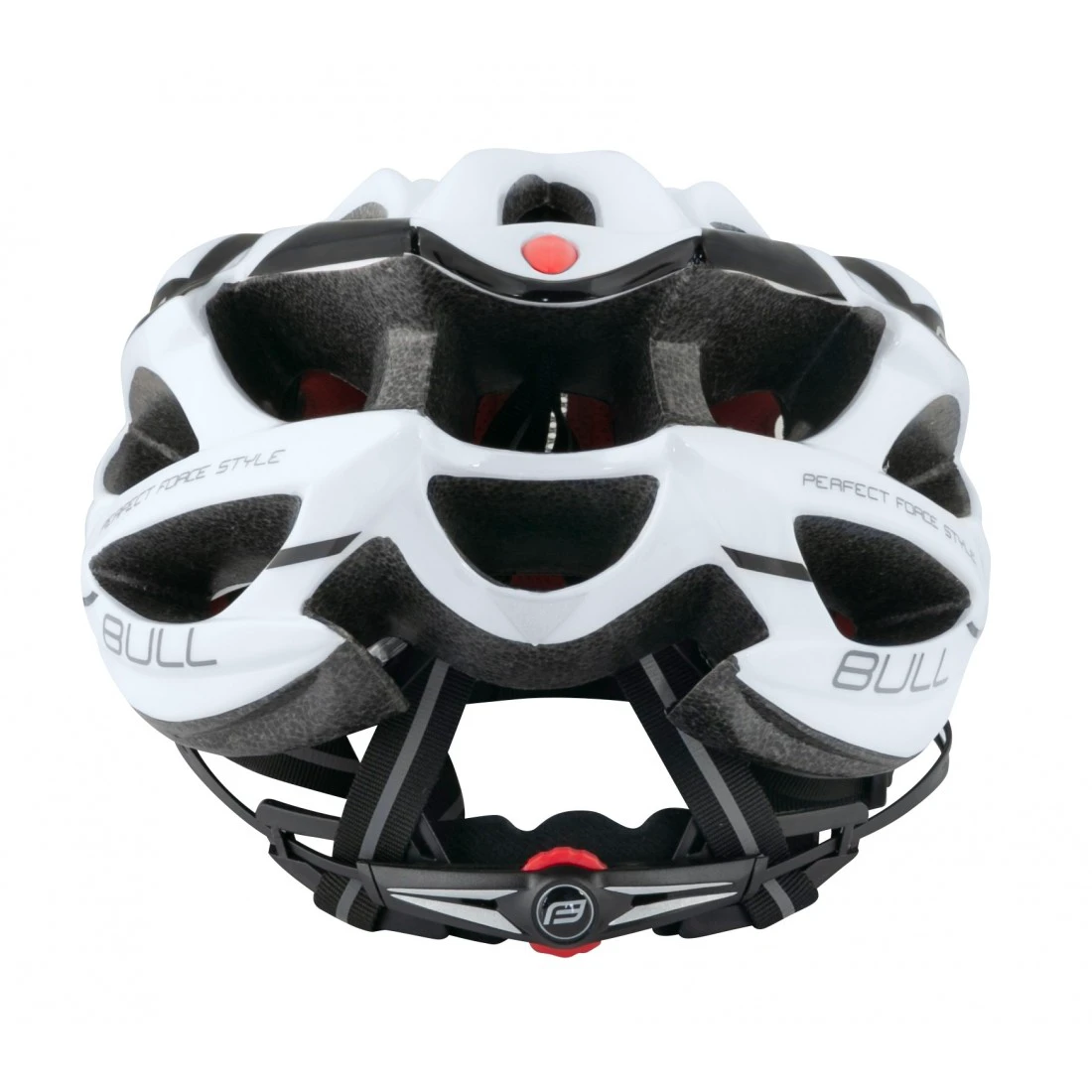 2. Casca Force Bull Alb/negru L-XL (58-61 cm)