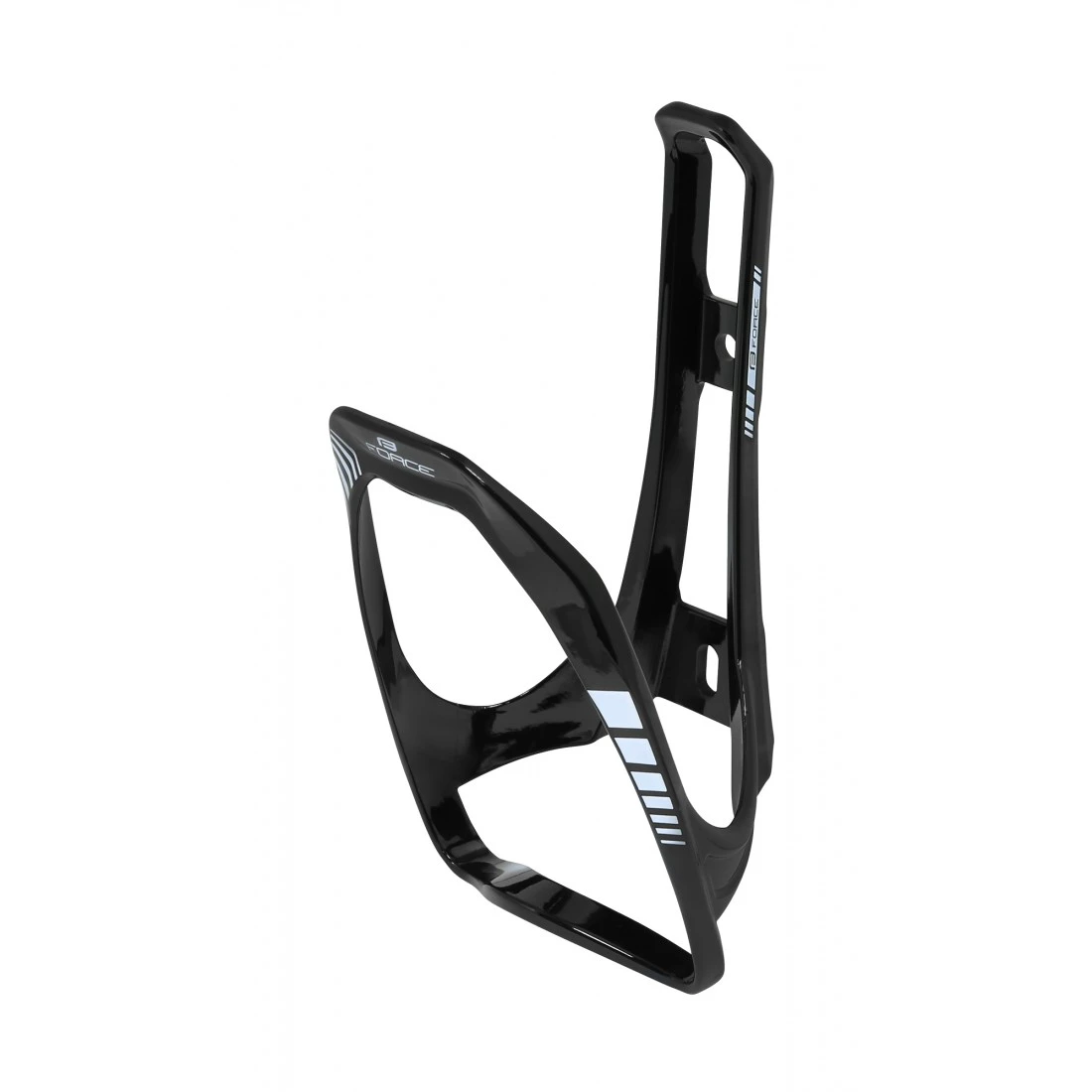 1. Suport bidon Force Limit plastic negru lucios