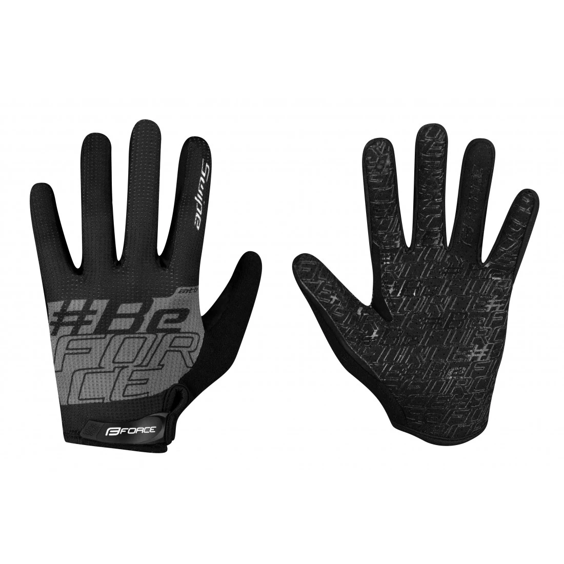 Manusi Force MTB SWIPE , negru/gri M - 115311