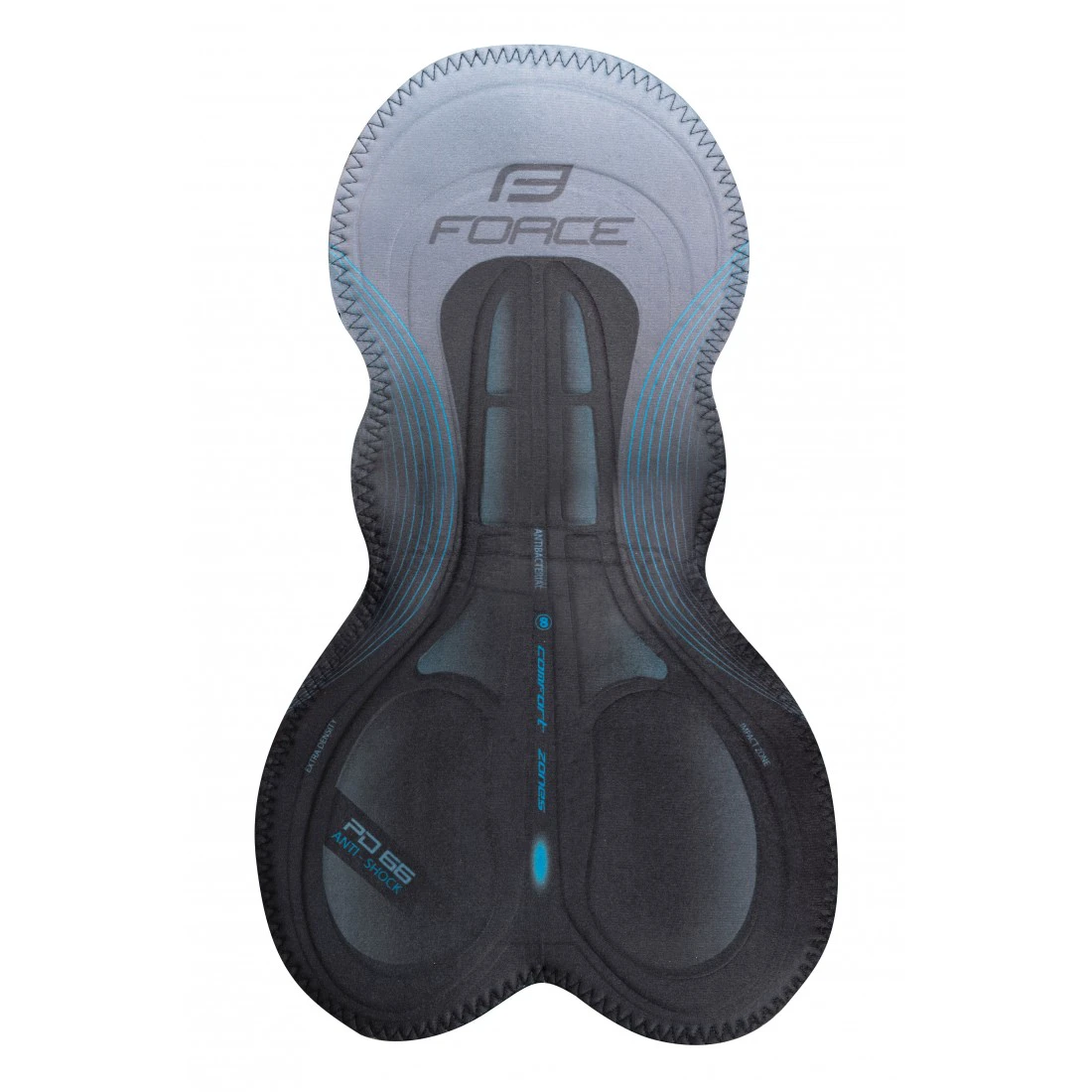 3. Pantaloni scurti cu bazon si bretele Force B51 negru/rosu XS