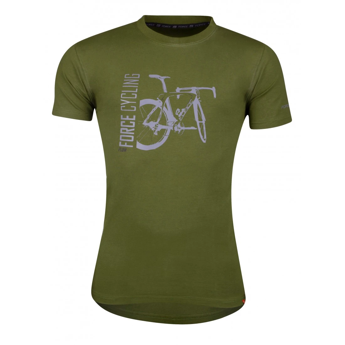 1. Tricou FORCE FLOW maneci scurte verde XL