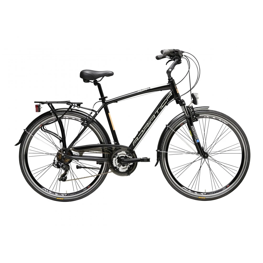 1. Bicicleta Adriatica Sity 2 Man Neagra 55 cm