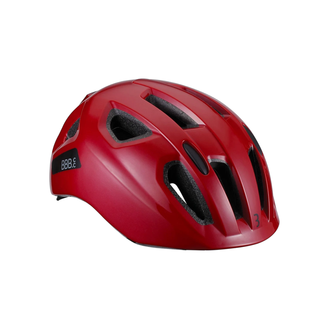 4. Casca BBB BHE-17122 Sonar cu LED Glossy red M (52-58 cm)