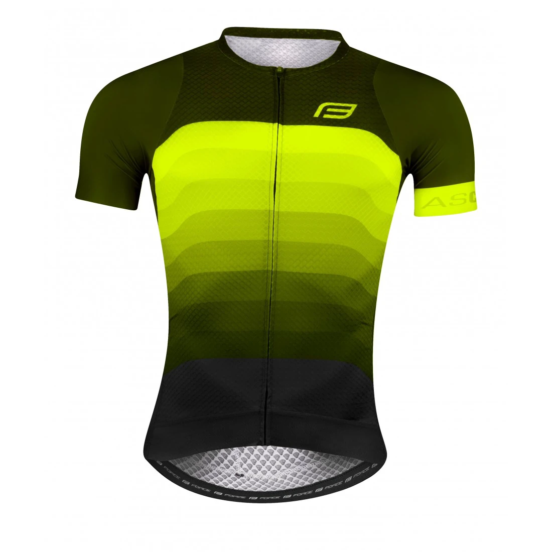 1. Tricou Force F Ascent verde/fluo M