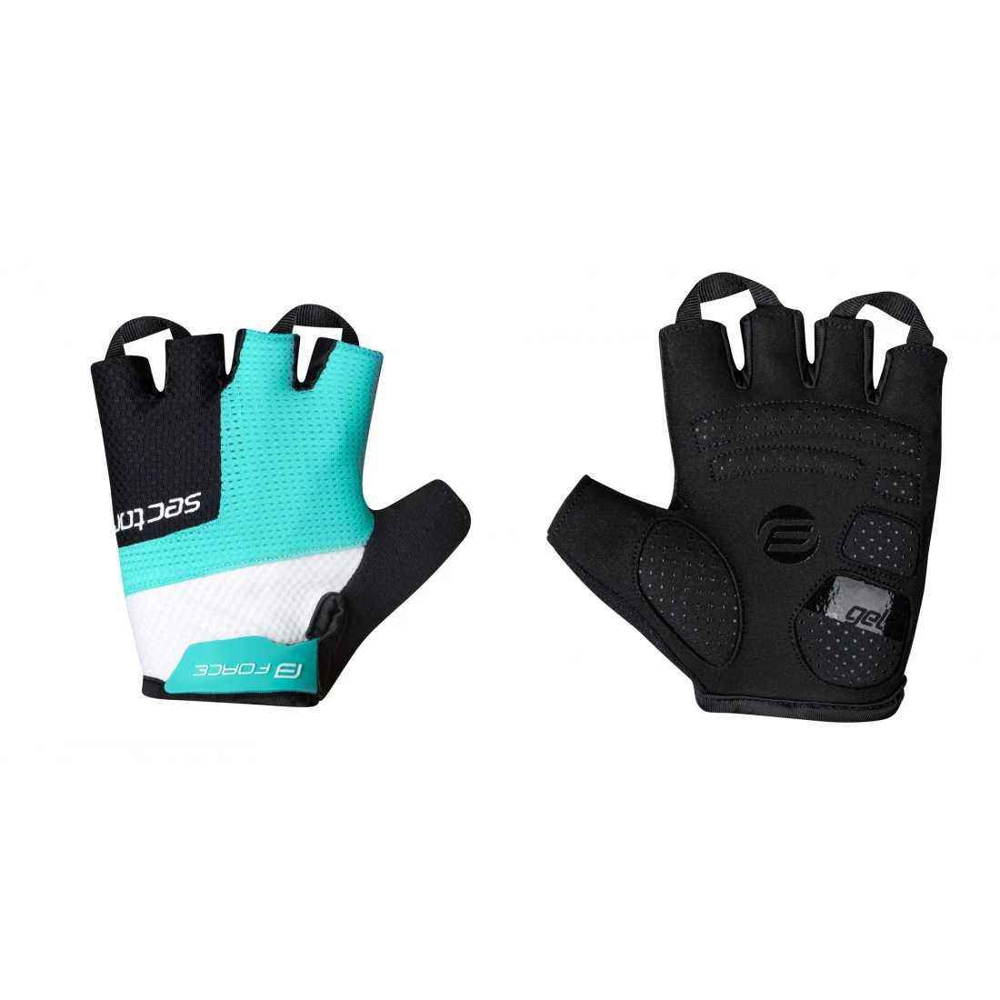 Manusi Force Sector Lady gel, negru/turcoaz, L - 114899