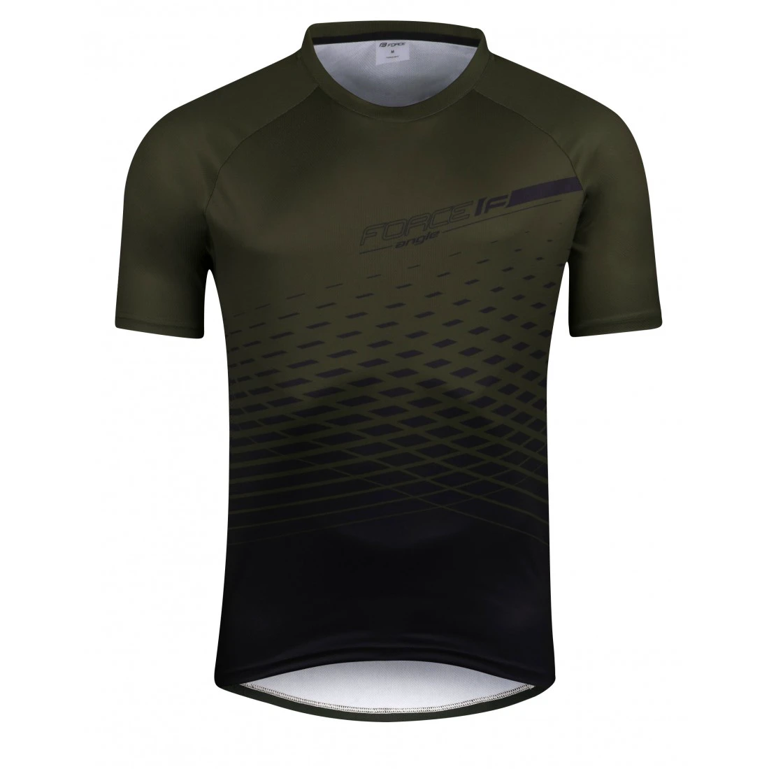 1. Tricou maneca scurta Force MTB Angle army XXL
