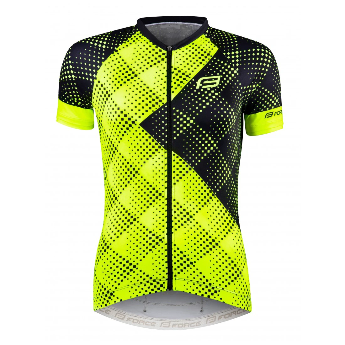 1. Tricou maneca scurta dama Force Vision, fluo, XS