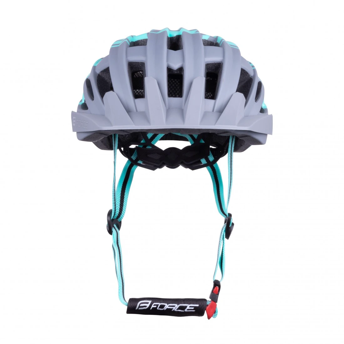 4. Casca Force Corella MTB gri/turcoaz L-XL (57-61 cm)