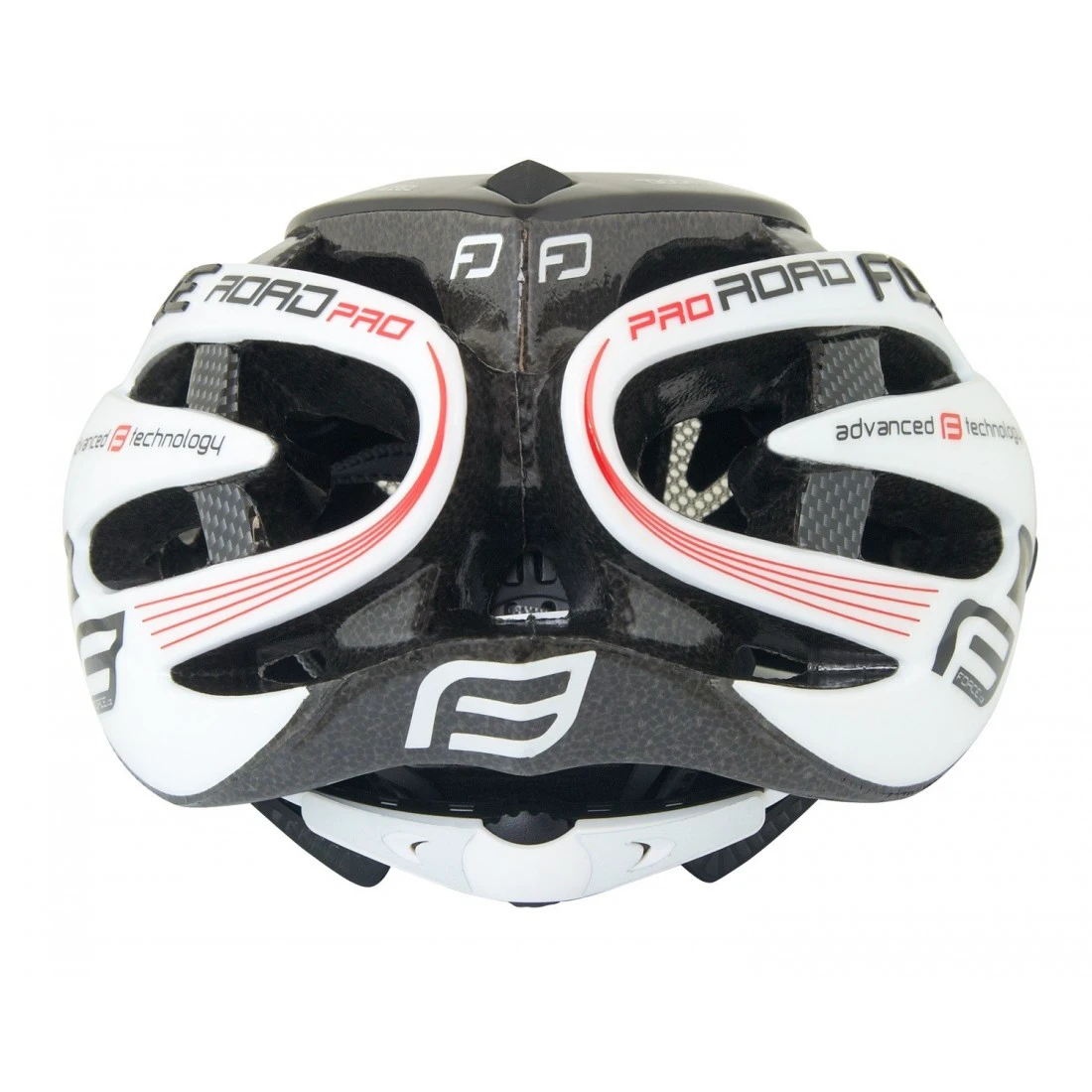 3. Casca Force Road Junior, alb/negru, XS-S (48-54 cm)