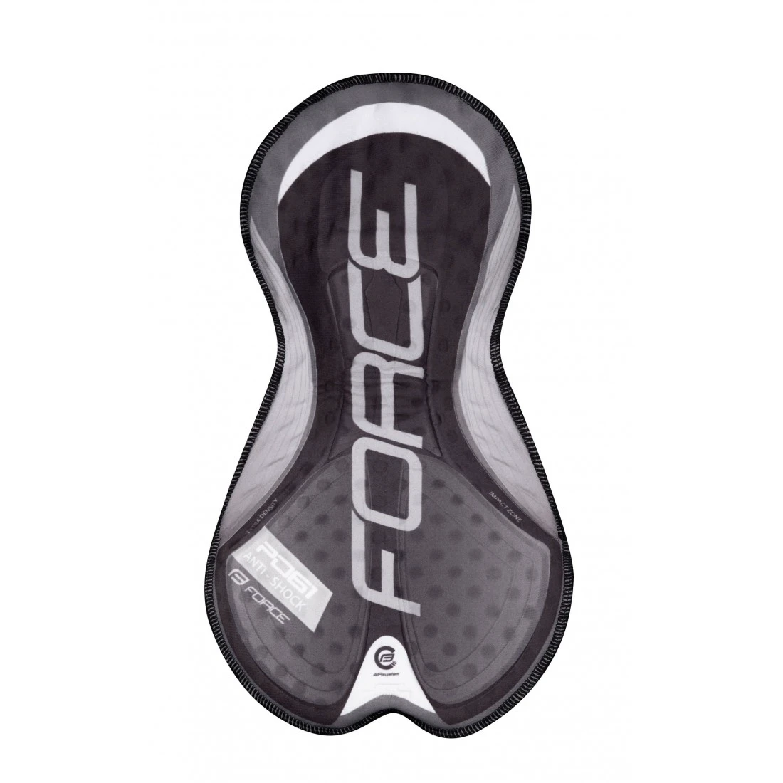 4. Pantaloni scurti cu bazon si bretele Force Team18 Negru/Alb XS