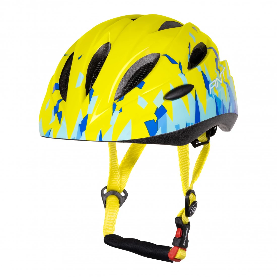 1. Casca Force Ant Junior, fluo-albastru, XXS-XS (44-48 cm)