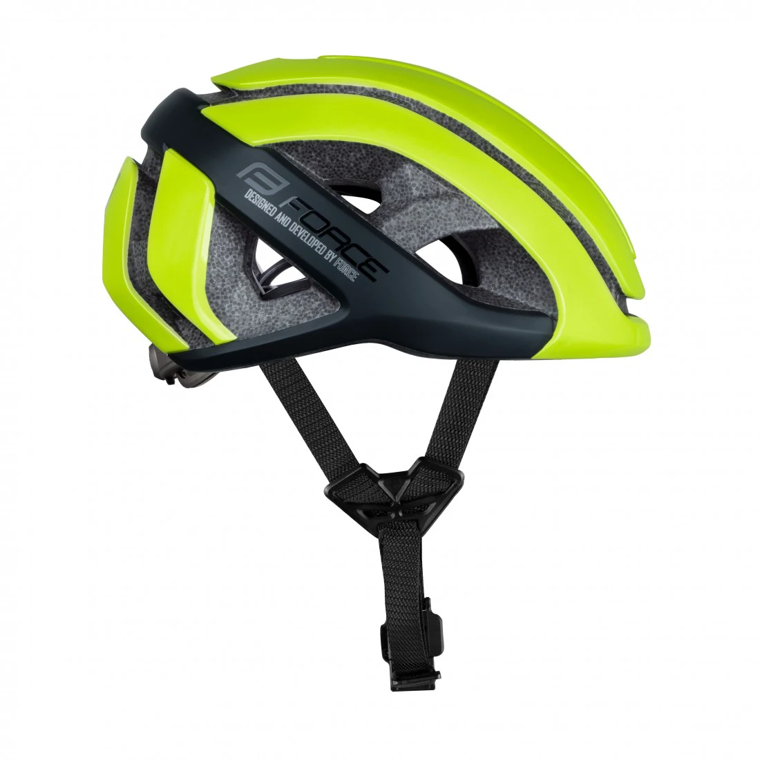 3. Casca Force NEO fluo/negru L-XL (58-62 cm)