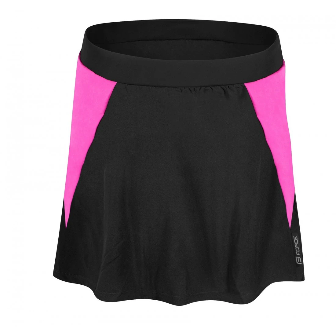 1. Fusta cu pantaloni scurti cu bazon Force Daisy negru/roz M