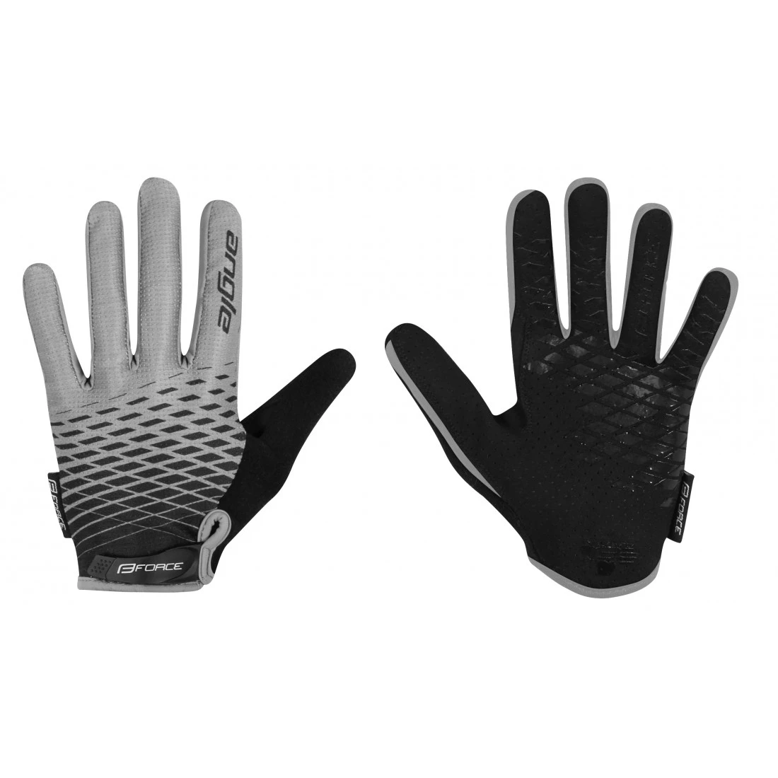 1. Manusi Force MTB Angle, gri/negru XL