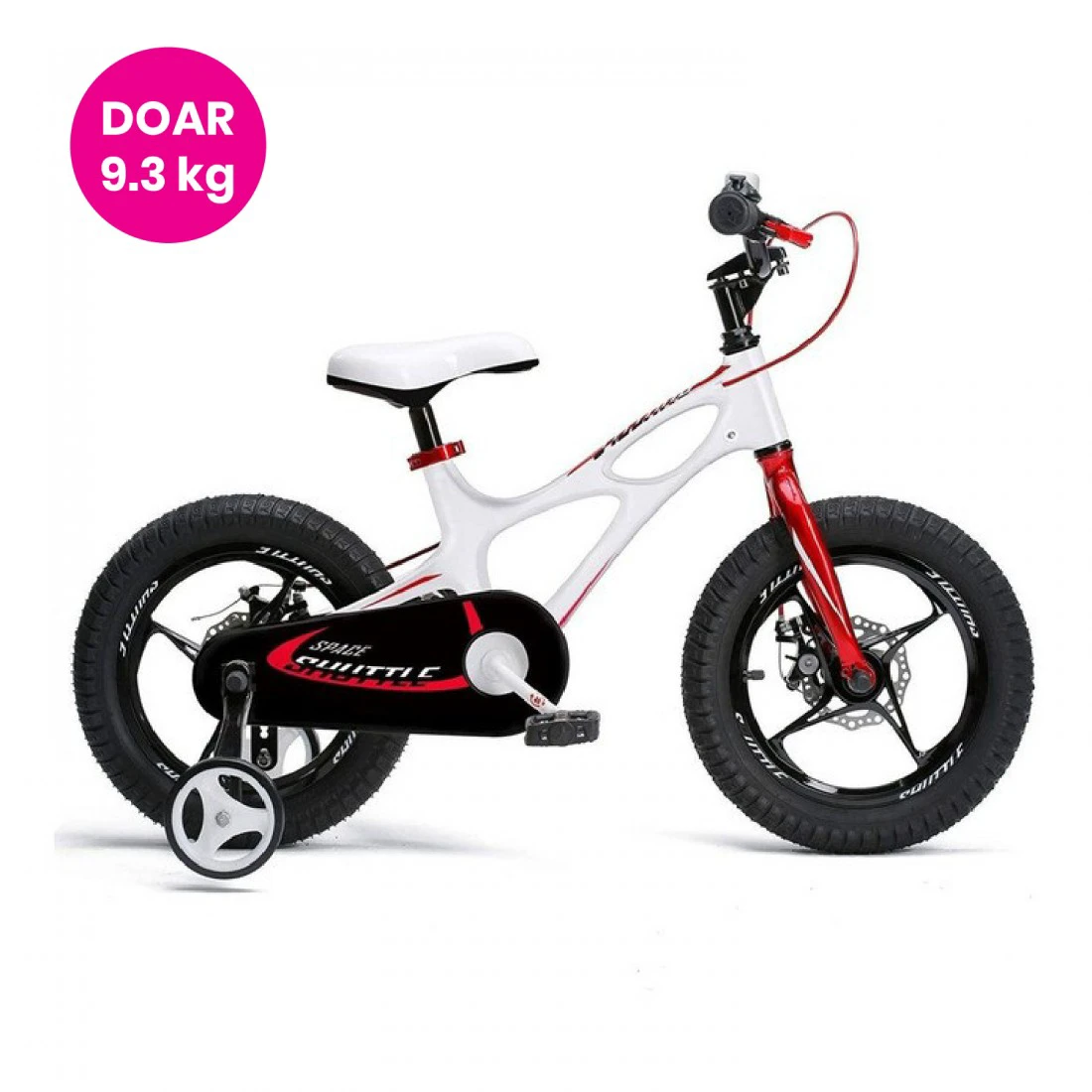1. Bicicleta RoyalBaby Space Shuttle 16 White