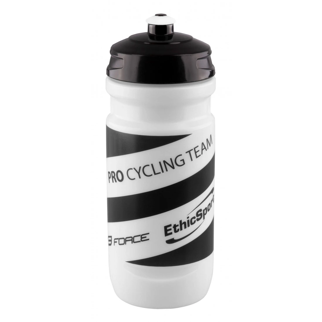 1. Bidon Apa Force Ethic Sport 600 ml, alb-negru