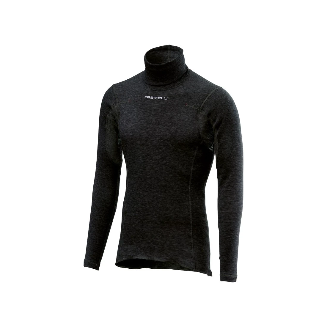 Bluza de corp cu guler Castelli Flanders Neck Warm, Negru XS - 153159