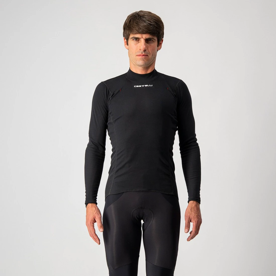 2. Bluza de corp cu maneca lunga Castelli Flanders Warm LS, Negru, S
