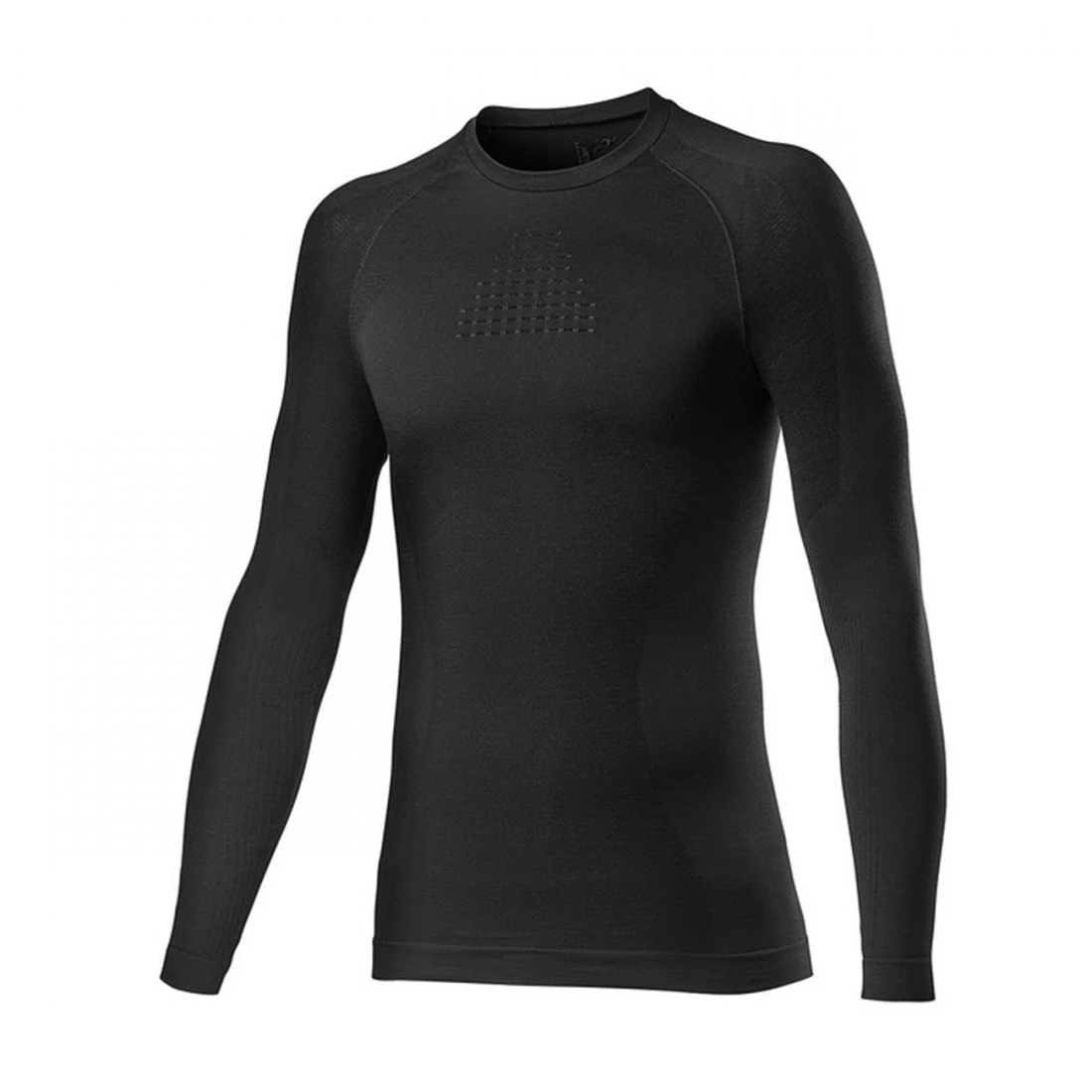 1. Bluza de corp cu maneca lunga Castelli Seamless Base Layer LS, Negru, XXL