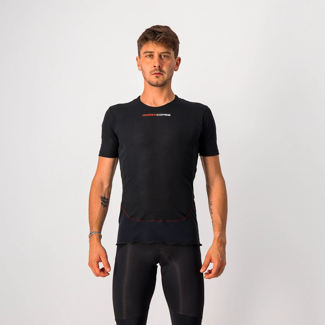 2. Bluza de corp cu maneca scurta Castelli Prosecco Tech SS, Negru, XS