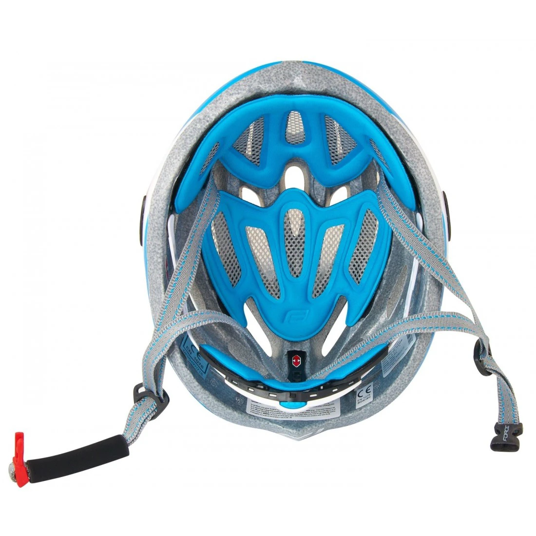 6. Casca Force Road albastru/alb S-M (54-58 cm)