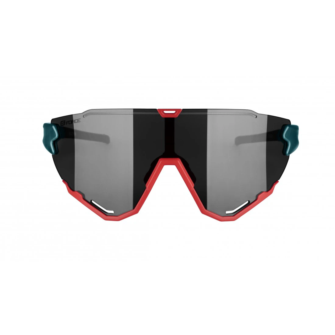 4. Ochelari Force Creed, lentila neagra oglinda, rosu petrol