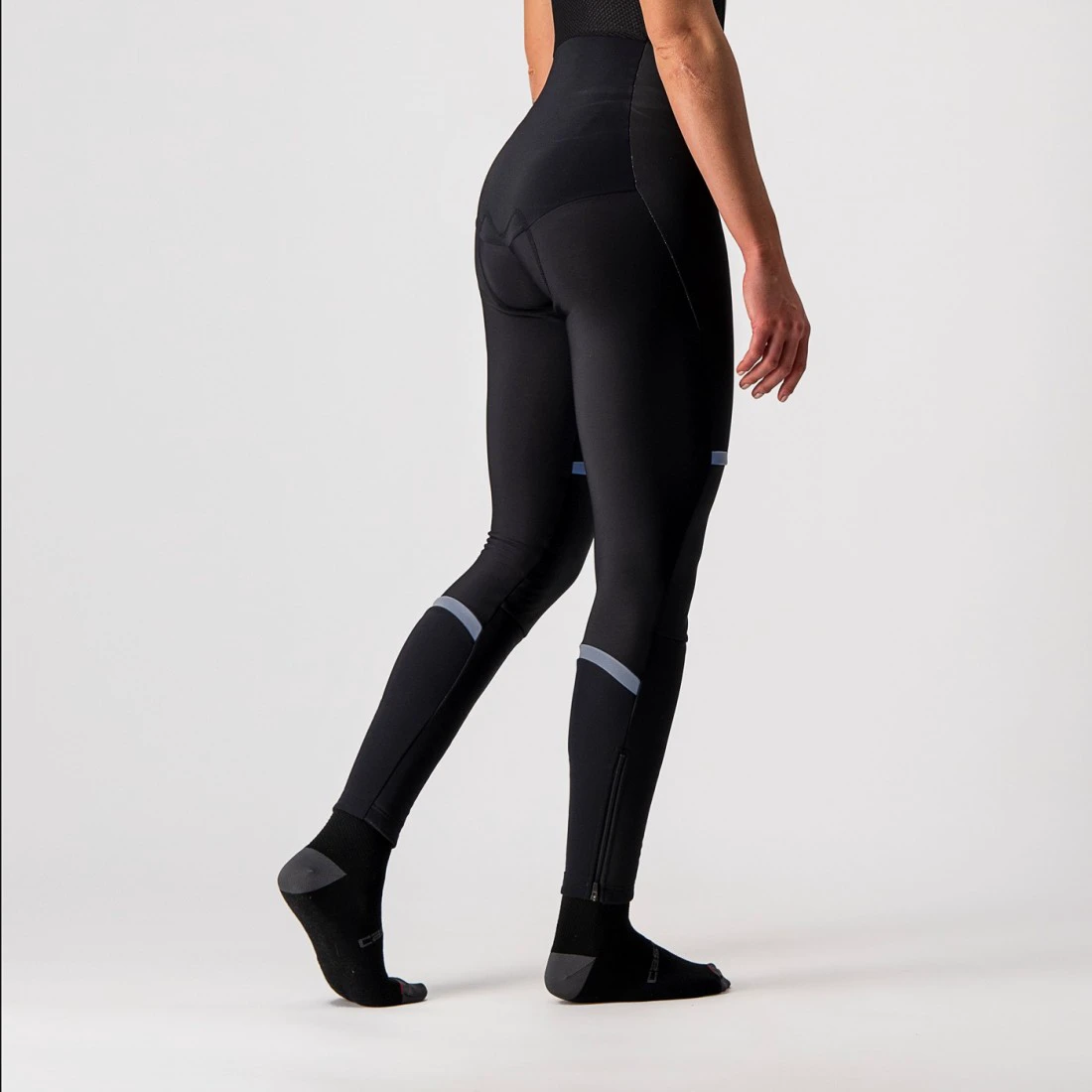 5. Pantaloni lungi Castelli Polare W, de dama, Negru, S