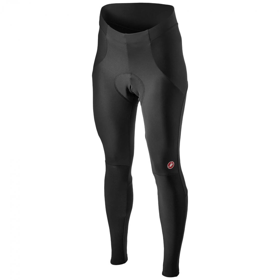 1. Pantaloni lungi Castelli Sorpasso RoS W, de dama, Negru/Gri Reflectorizant, XL