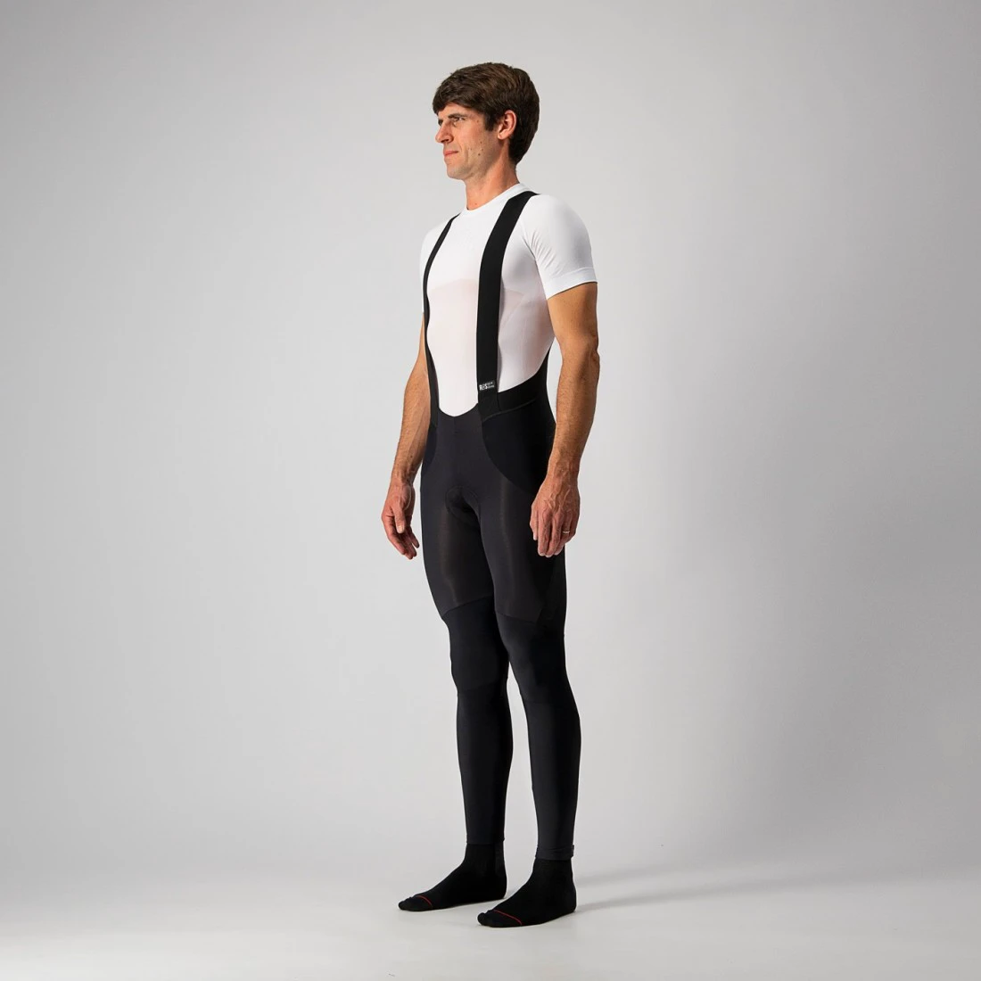 5. Pantaloni lungi cu bretele Castelli Sorpasso RoS, Negru M