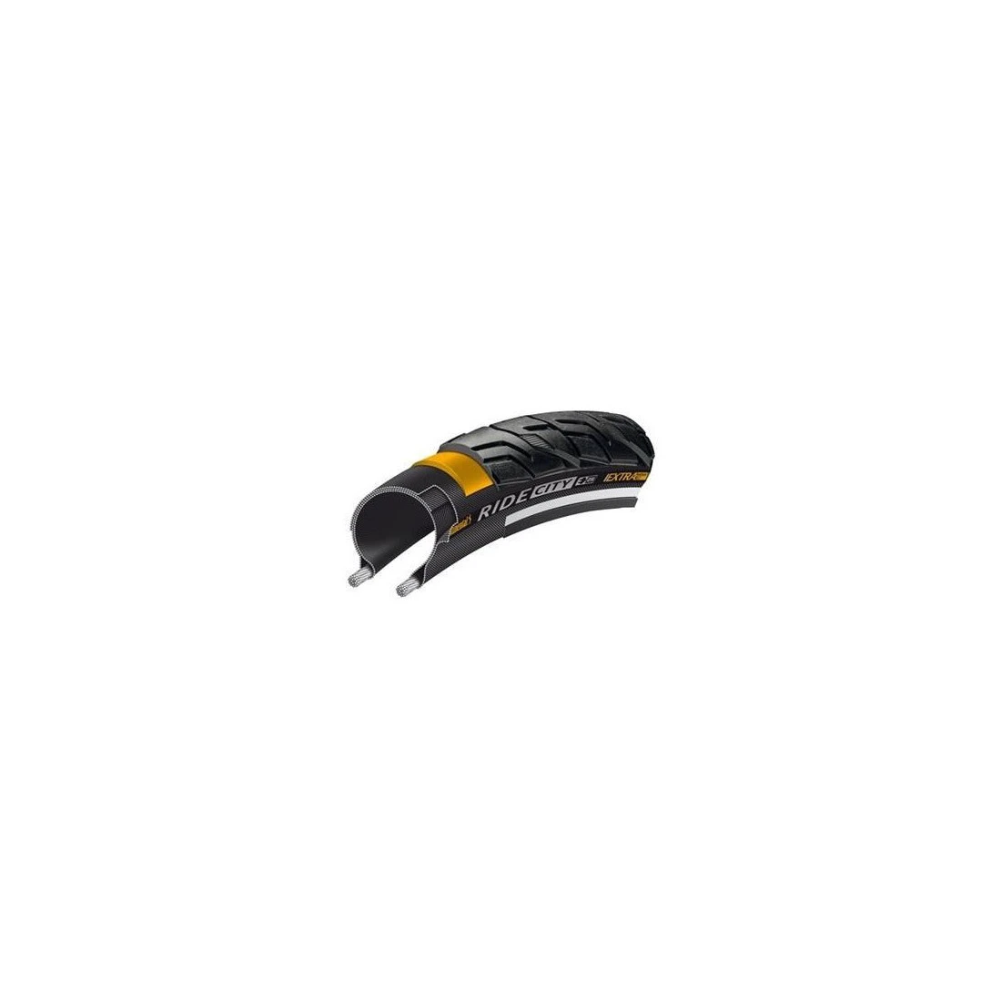 1. Anvelopa Continental Ride City Reflex 37-622 (28*1.4) negru/maro