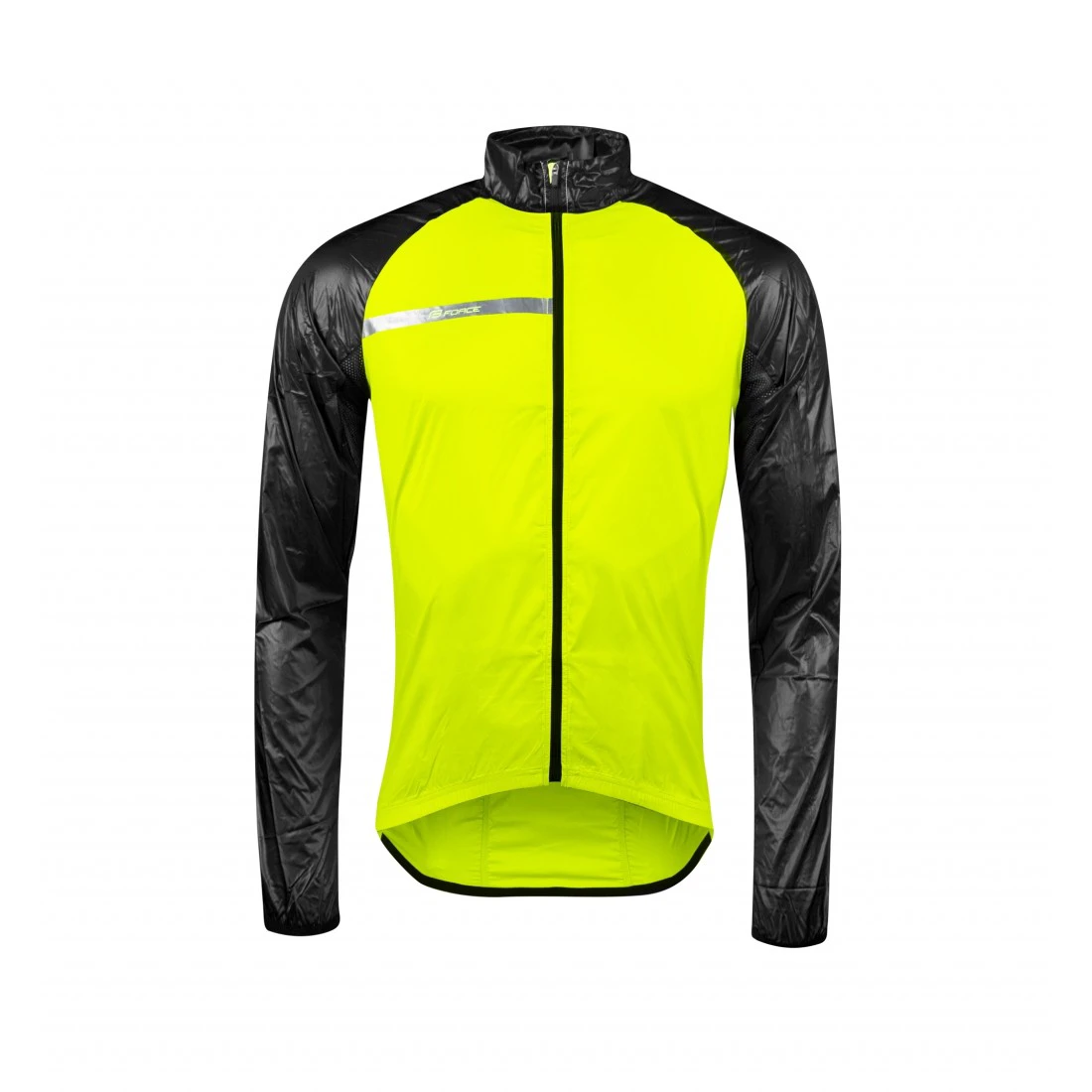 1. Jacheta Force Windpro KID windproof Fluo/Negru 140-153