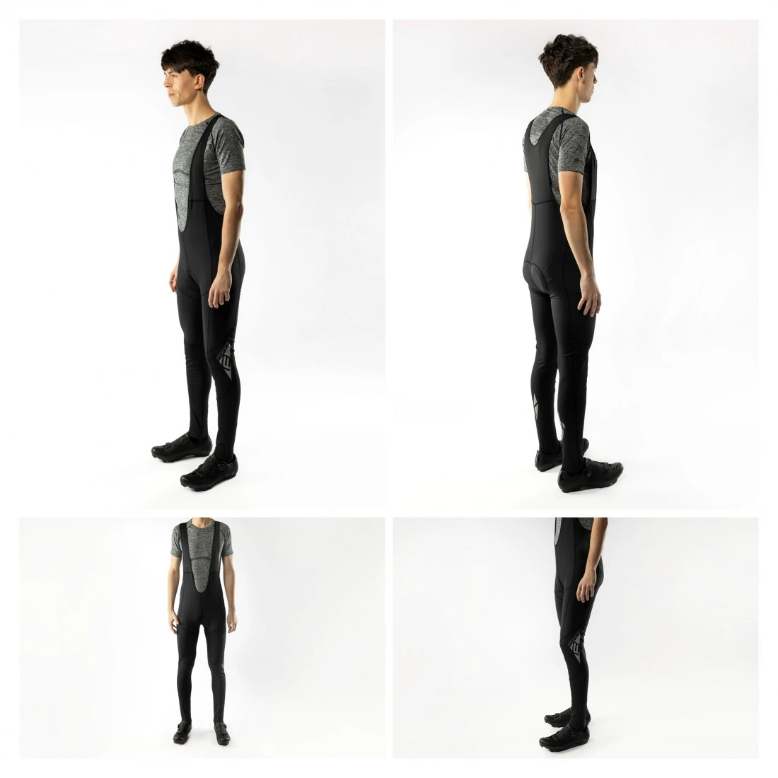 5. Pantaloni lungi cu bretele cu bazon Force Shard Windster negri L