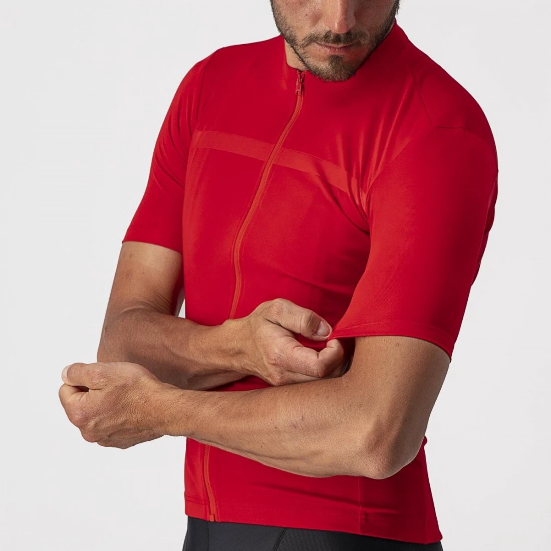 6. Tricou cu maneca scurta Castelli Classifica Rosu L