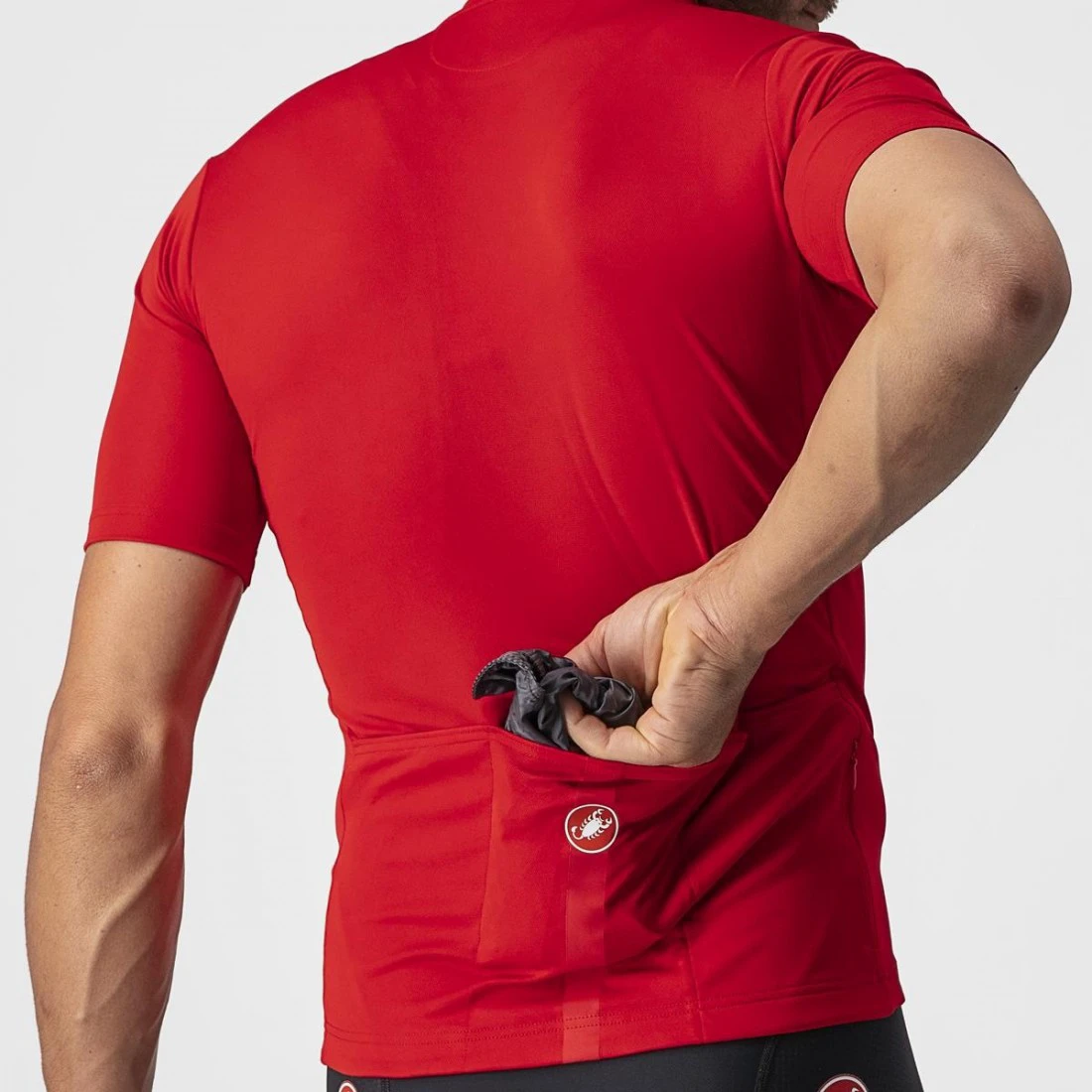 3. Tricou cu maneca scurta Castelli Classifica Rosu M