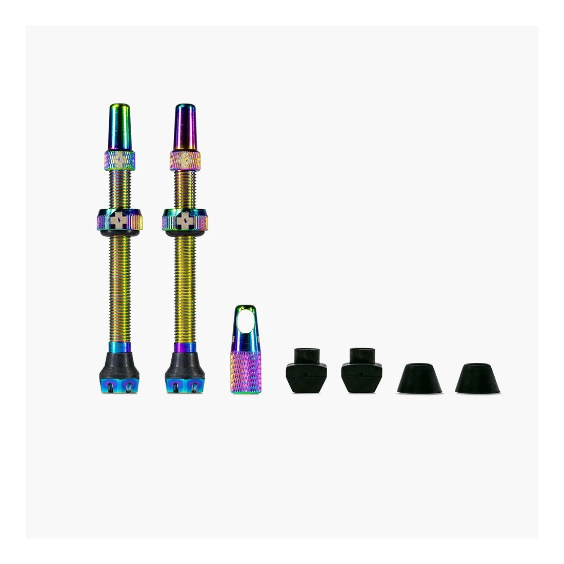 1. Valve tubeless Muc-Off Tubeless Valves V2 44mm Iridescent